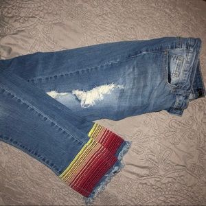 Lucky&Blessed Jeans / never worn / serape bottoms